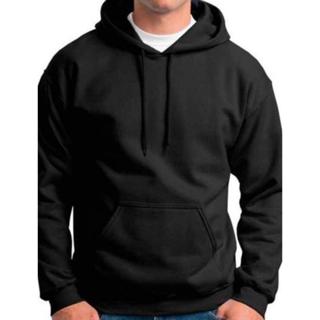 Blusa Moletom Canguru Unissex Liso Sem Estampa Masculino e Feminino