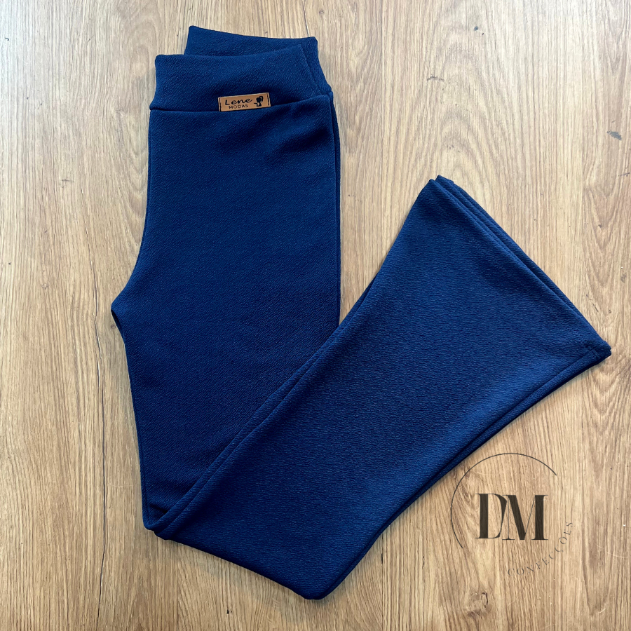 Calça  bailarina flare juvenil malha crepe feminina tamanho 10,12,14,16
