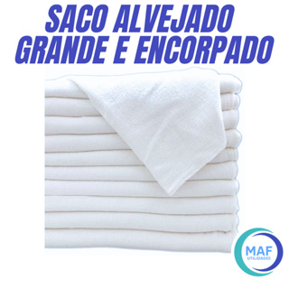 Panos de chão Saco Alvejados 50x70 Super Absorventes em Oferta na Shopee
