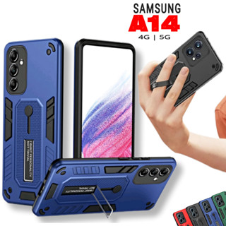 Capa Capinha Anti impacto para Samsung A14 5G / Samsung A14 4G silicone com suporte