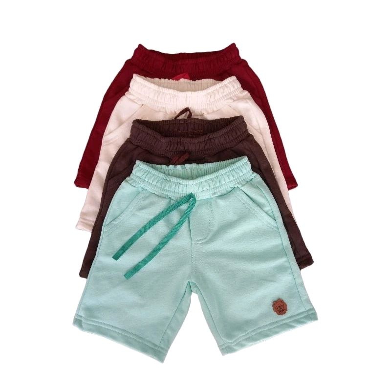 Kit 4 shorts bermuda moletom  infantil menino masculino