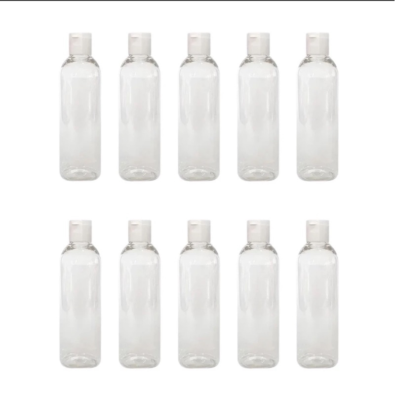 Kit 10 Frascos Para Viagem Shampoo Creme Sabonete 100ml