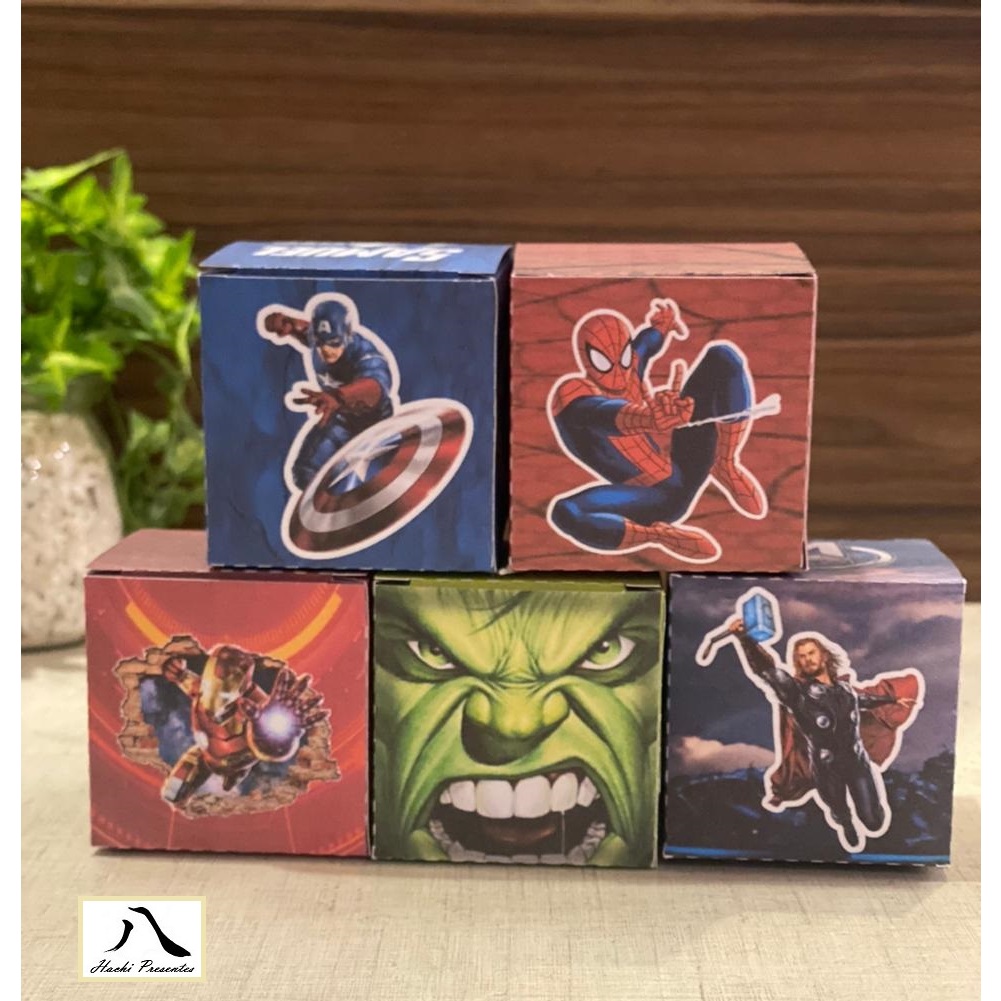 Caixas Cubos Vingadores (6x6m) em Oferta na Shopee