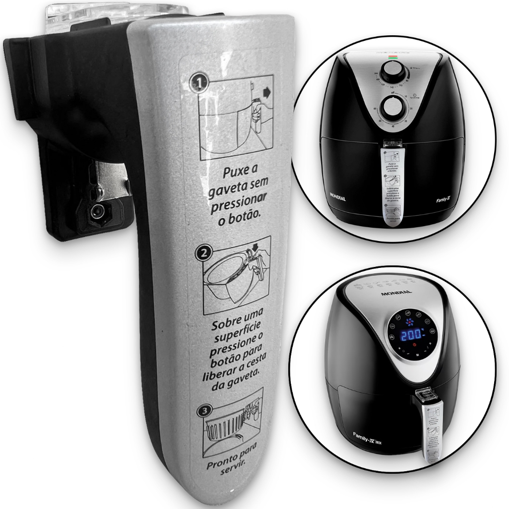 Cabo Puxador Alça Air Fryer Mondial Af-29 Af-30 Af-31 Original — R$ 46,20 em Shopee, 51% OFF