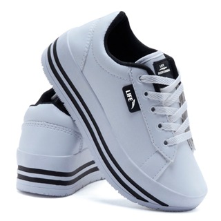 Tênis Feminino adulto plataforma casual leve e confortável na promoção lançamento em Oferta na Shopee