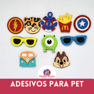 10 Adesivos de Macho para Pet - Cola Importada - Petshop - Banho e Tosa