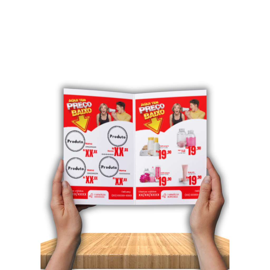 Tabloide Folheto Jornal Oferta Promoção Mercado Eleitoral - 50, 100 e 200 Unidades