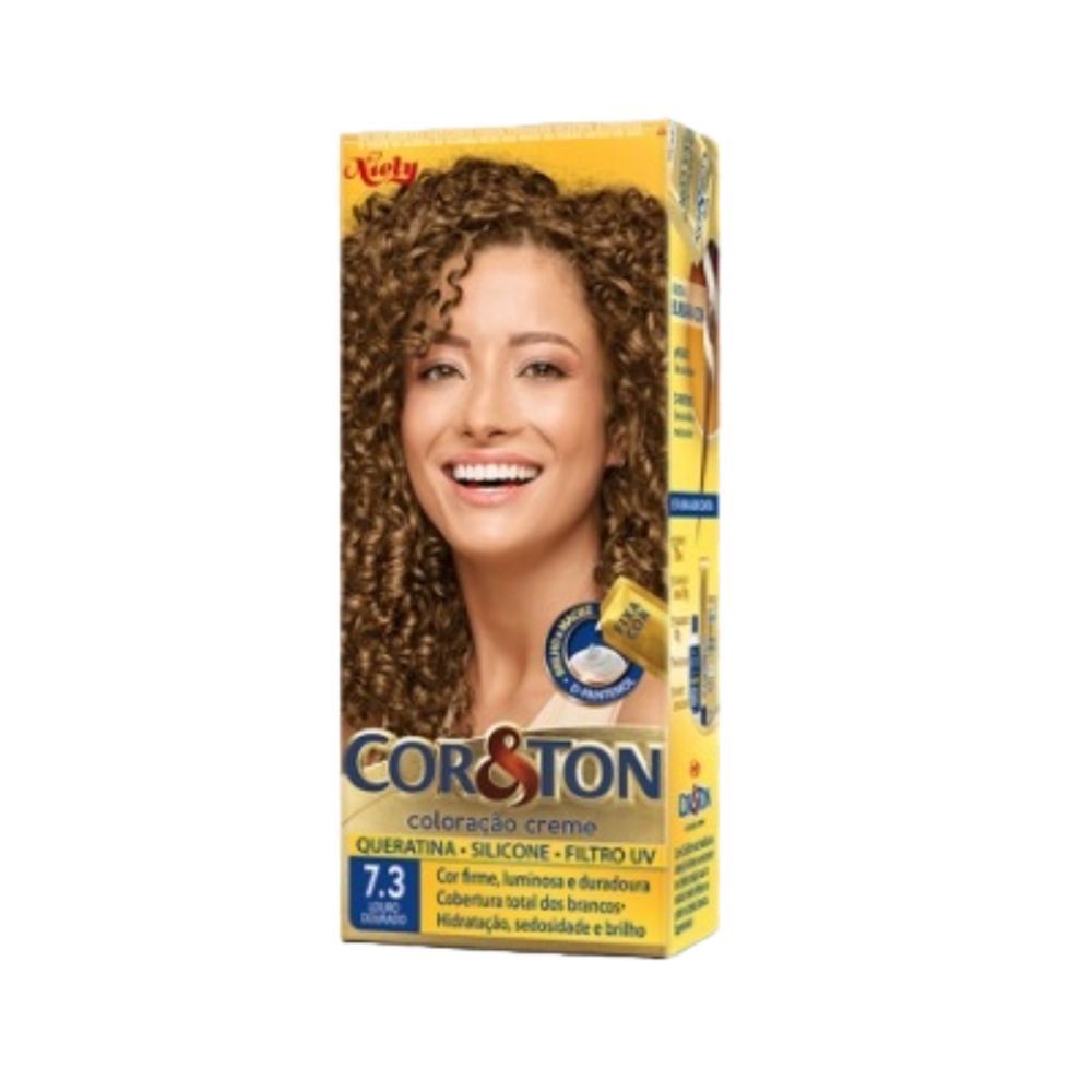 Tintura Cor & Ton 7.3 Louro Dourado - Beauty