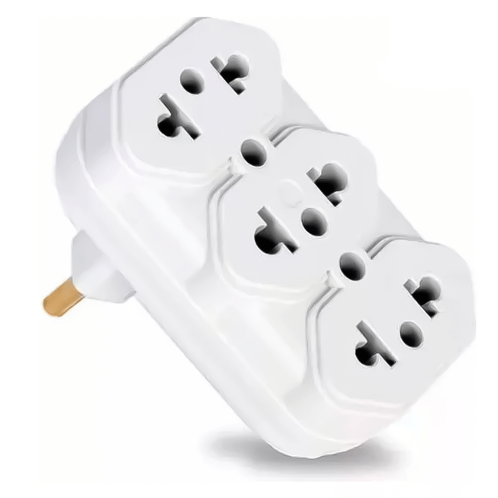 Adaptador Tomada Universal Deslocado Pino Multiplicador 3 Saídas Lateral Benjamim Tê Unidade Ou Kit em Oferta na Shopee