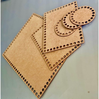 Base para Crochê Fio de Malha para Kit Higiene Bebê MDF CRU em Oferta na Shopee