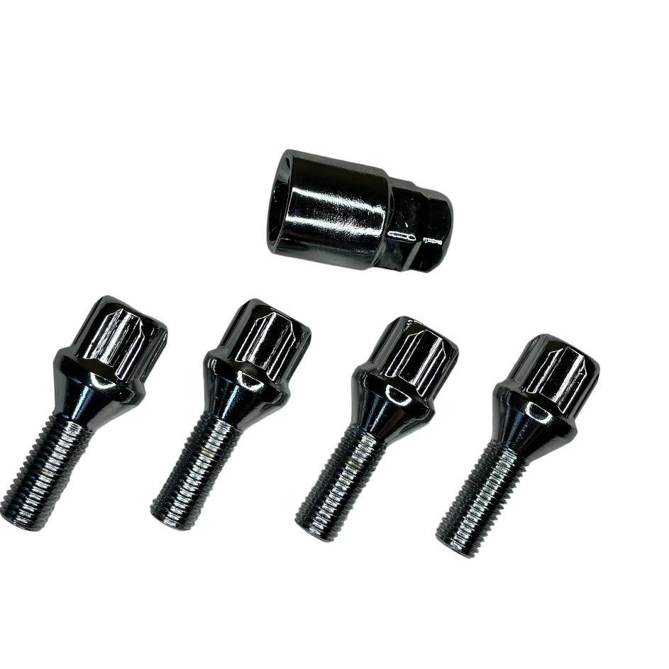 4 Parafuso Cromado Anti-furto Renault Clio Logan Kwid Duster