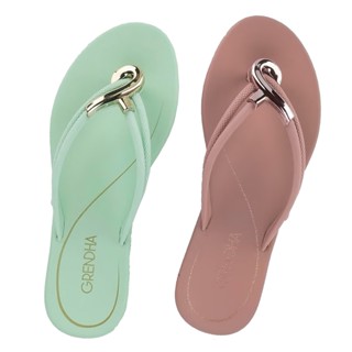 Chinelo Feminino Grendha Cacau Enlace Rasteira 18846