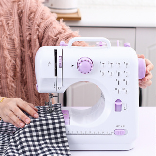 Mini Máquina De Costura Multifuncional Doméstica Composta de 12 Pontos - Bivolt em Oferta na Shopee