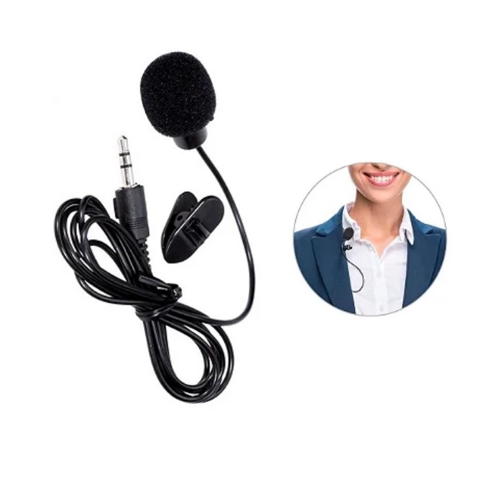 Microfone De Lapela Mini Profissional Para Youtubers Celular Android- IOS- Notebook