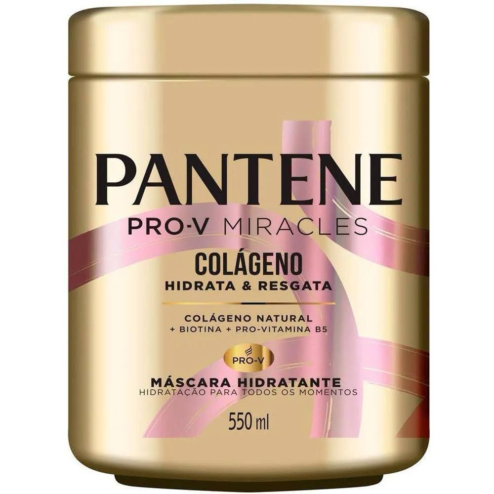 Máscara Hidratante Pantene Colágeno Hidrata & Resgata 550ml