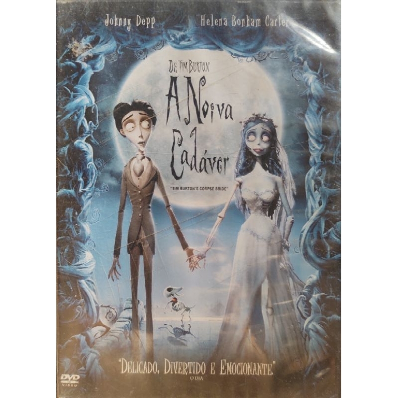 Dvd A Noiva Cadaver Tim Burton Johnny Depp