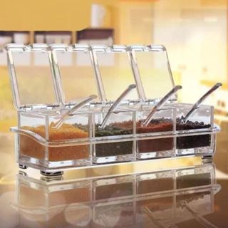 Pote Porta Condimentos Acrilico Gin Tônica Tempero Semente Natural Potinho Mesa Posta em Oferta na Shopee