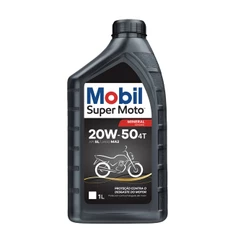 Oleo Mobil 4 tempos 20W50 Preto 1 Litro Mineral