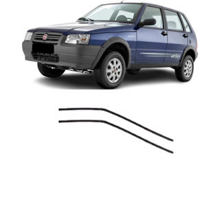 Par borracha pingadeira superior porta Fiat Uno Premio 4 Portas em Oferta na Shopee