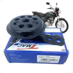 Buzina 12V Preta Para Moto Cg 125 150 160 Fan Titan Today ML Turuna Todos Os Anos Universal