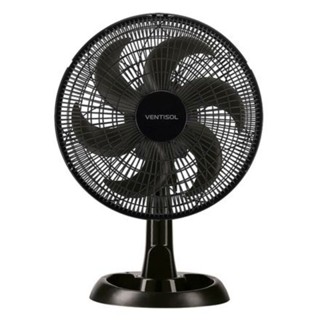 Ventilador De Mesa Ventisol Eco Turbo 30cm Preto 127 w