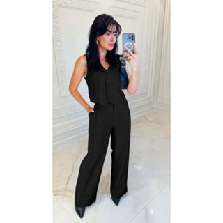 EMILI Conjunto Alfaiataria Feminino Colete Calça