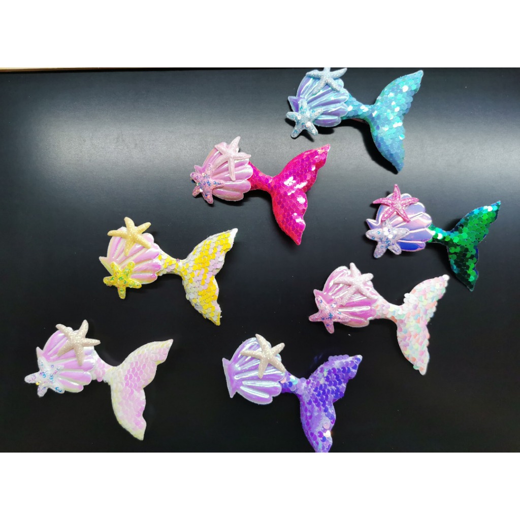 kit CALDA/RABO DE SEREIA CONCHAS ESTRELA PAITE COM PRESILHA BICO DE PATO FESTA CARNAVAL TICTOK em Oferta na Shopee