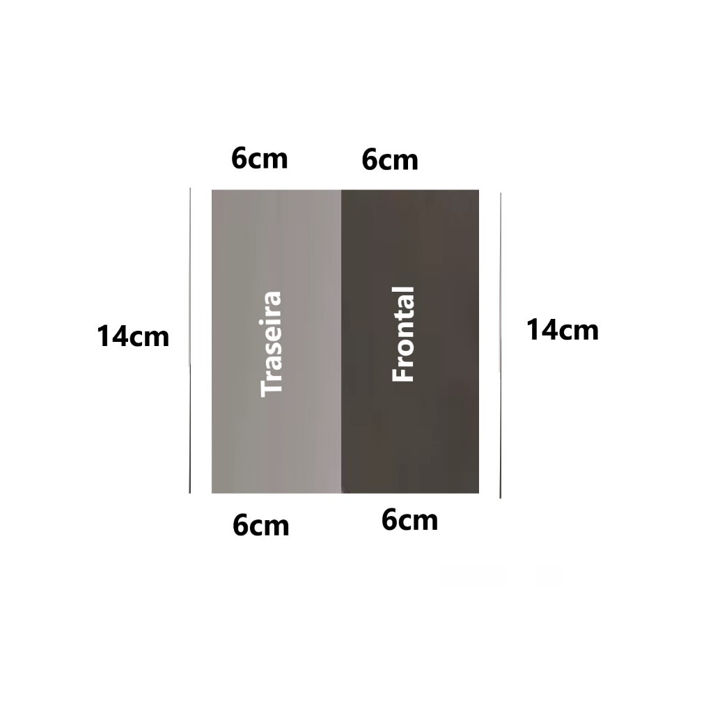 Kit Película Frontal + Prateada 14x6CM  P/ todo tipo de Display em Oferta na Shopee