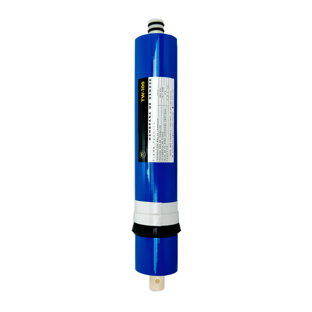Membrana 100gpd Refil Osmose Reversa 390 Litros Diarios Ro