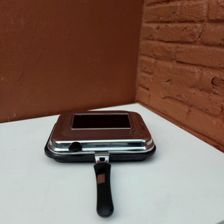 Jumia Panela de churrasco sem fumaça de aço inoxidável com tampa