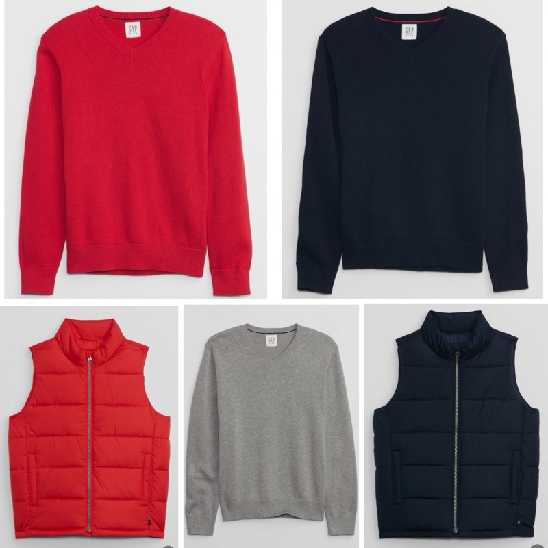 Sueter e Colete Gap Novos Originais