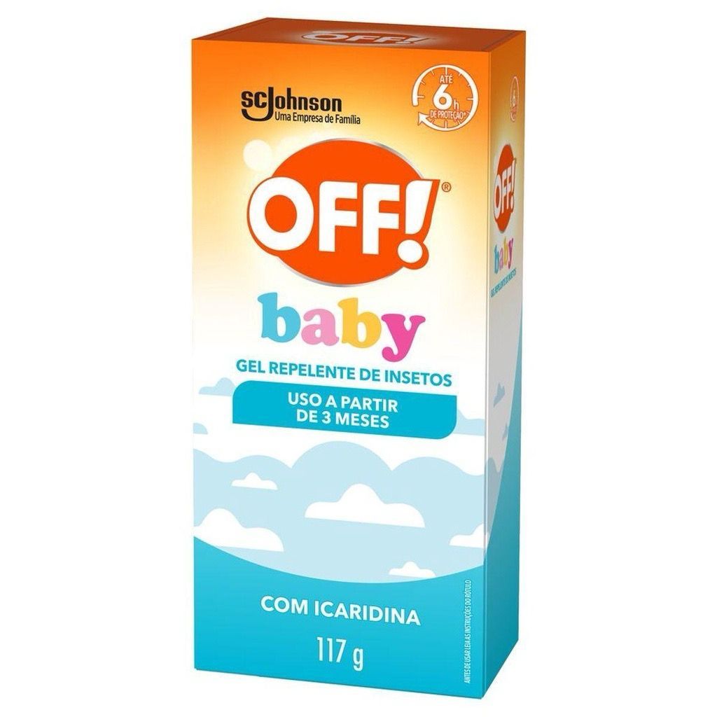 Gel Repelente de Insetos OFF Baby com Icaridina 117g