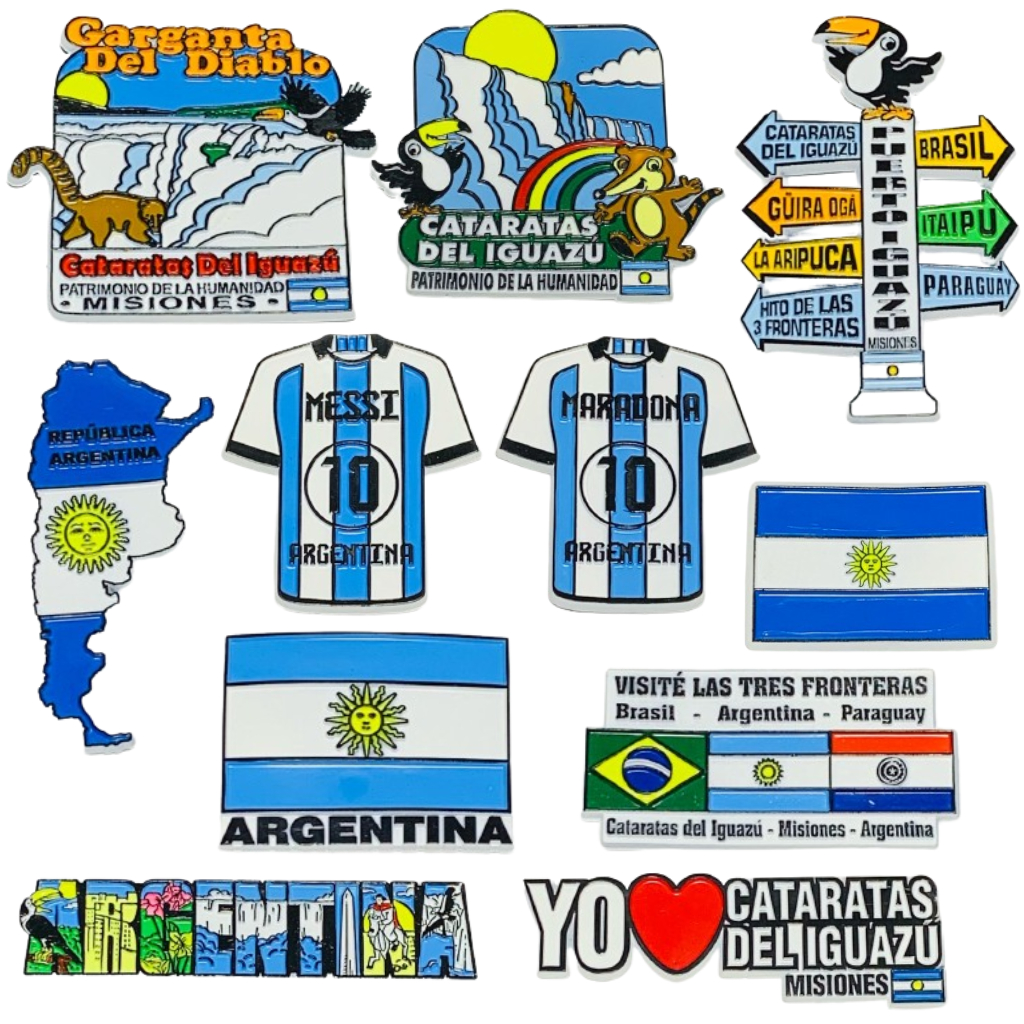 Ímãs de Geladeira Emborrachados Argentina