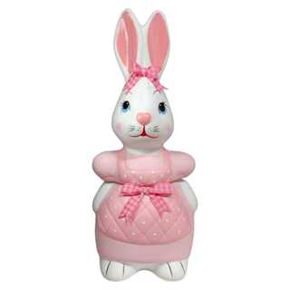 Coelha Baleiro - Porta Bombom - Ovinho - Feliz Pascoa ROSA em Oferta na Shopee