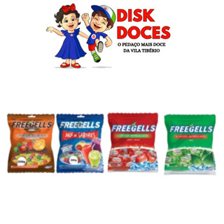 BALA RICLAN FREEGELLS 200G COM 25 UNIDADES
