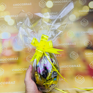 100 Embalagens Sacos Express Incolor Ovo Páscoa 100g a 150g - 24x24 cm INOVE em Oferta na Shopee