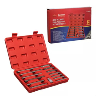 Jogo De Chaves Para Parafusos De Cabeçotes 1/2´´ - Corneta em Oferta na Shopee