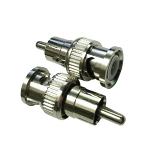 Adaptador BNC Macho para RCA Macho Metalica