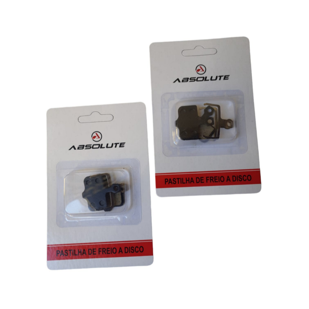 2 Pares Pastilha de Freio Absolute Avid Elixir SRAM | XX X0 | DB | Level T/TL/TLM/Ultimate (B1) | Red D1 | Force D1
