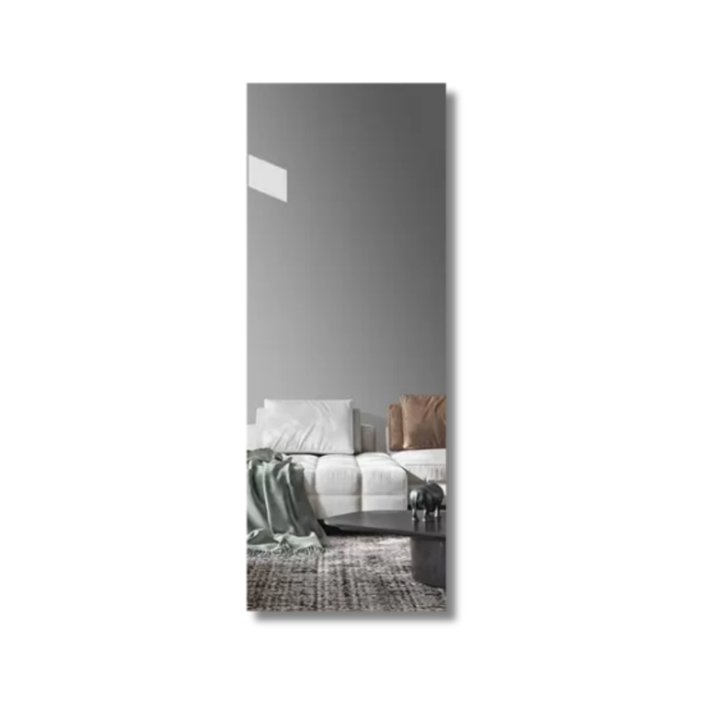 Espelho Decorativo Moderno 50x20cm Para Sala Quarto Banheiro Camarim Portas de Guarda Roupas. em Oferta na Shopee