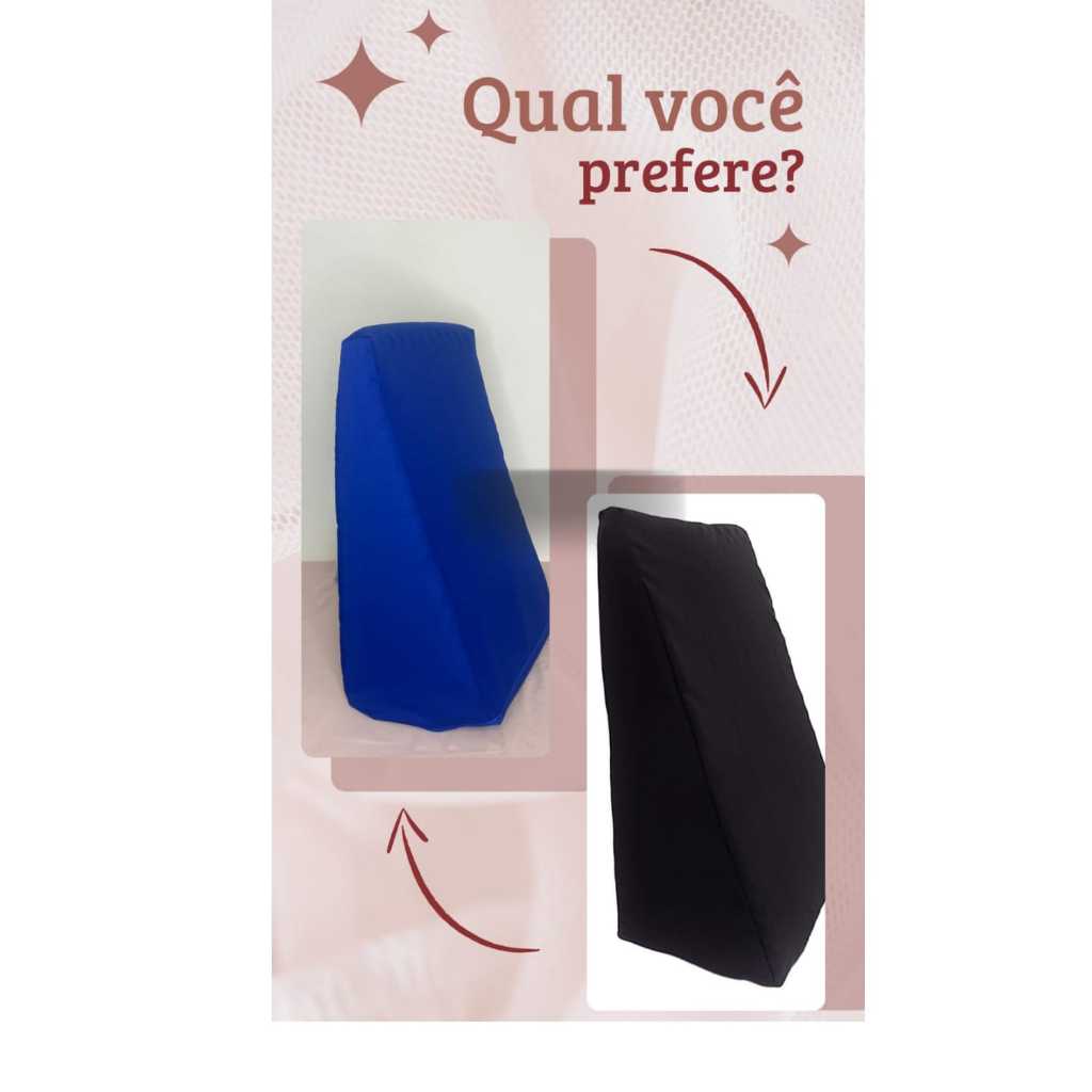Capa triangular Suave Encosto com ziper  Capa para travesseiro Rampa Anti Refluxo