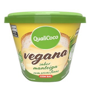 Manteiga de Coco Sabor Manteiga com sal 200gr Qualicoco
