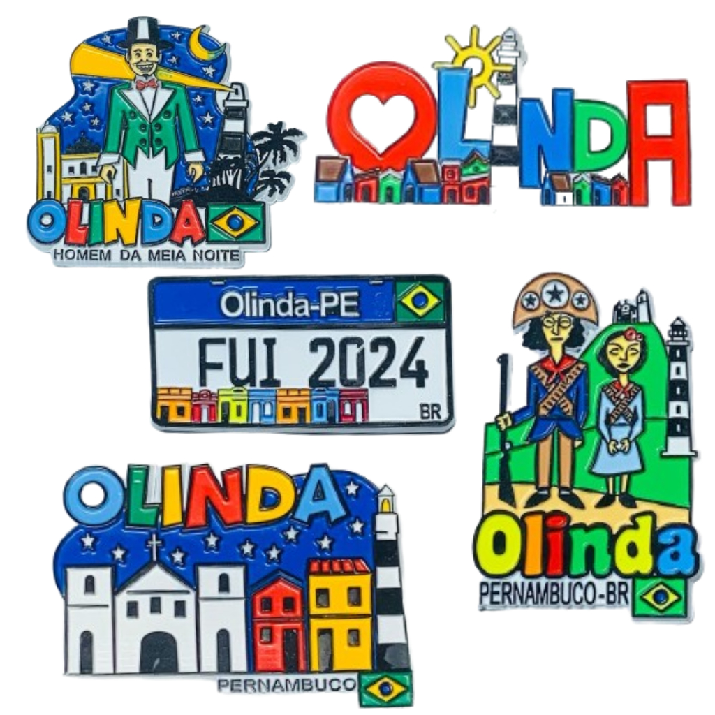 Ímãs de Geladeira Emborrachados Olinda