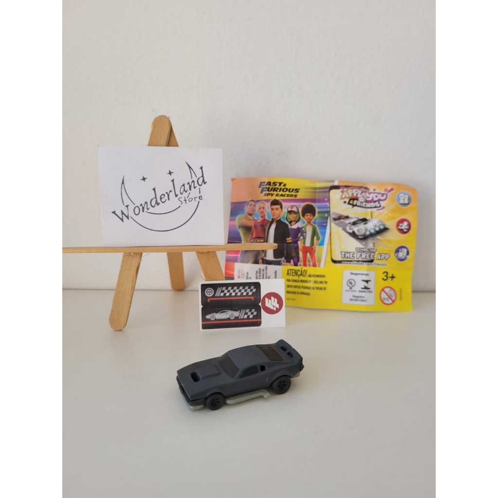 Miniatura Carro Velozes e Furiosos Fast and Furious Spy Racers Netflix Kinder Ovo Joy VD479A
