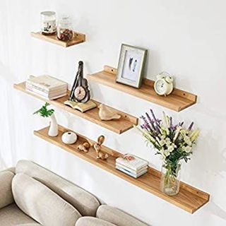 Prateleira nicho calha grande varias medidas para quadros, temperos, decorações, esmaltes,...