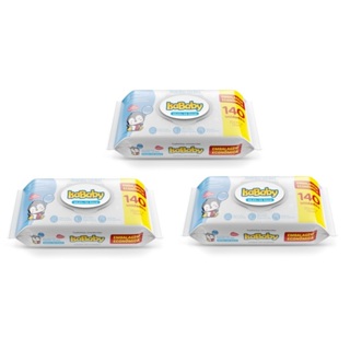 Kit 420 Toalhas Umedecidas Infantil Flip Top Primeiro 100 Dias Isababy 3 Pacotes de 140 unidades. em Oferta na Shopee