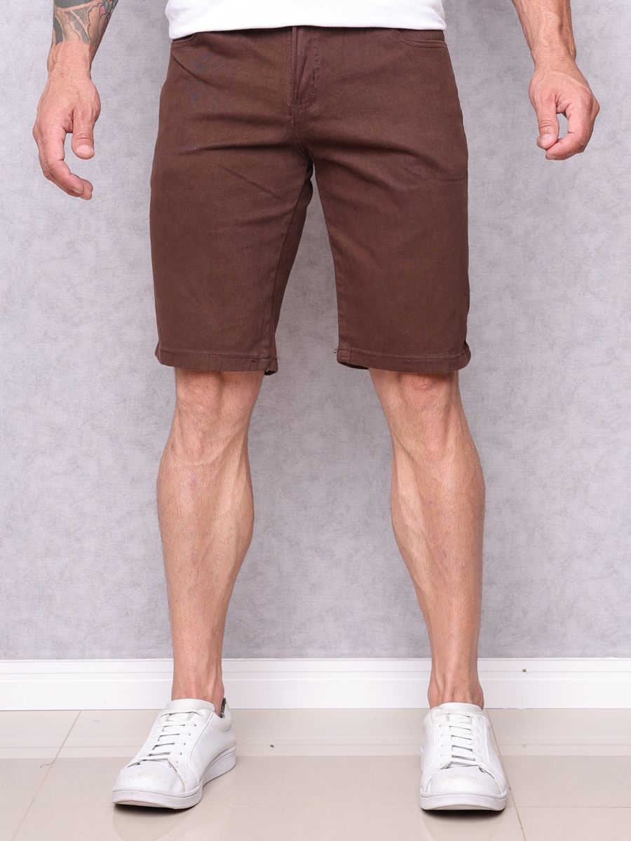 Bermuda Sarja Colorida Lycra Jeans Premium Masculino Diversas Cores