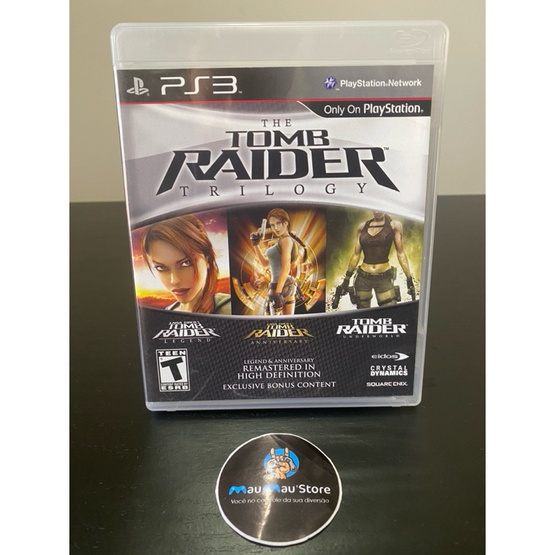 Tomb Raider Trilogy PS3 - Jogos de Playstation 3 Mídia Física Original Usado Jogos de Ação