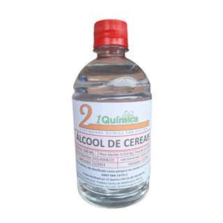 Álcool de Cereais 500ml Hidratado Bebidas Finas Perfumes