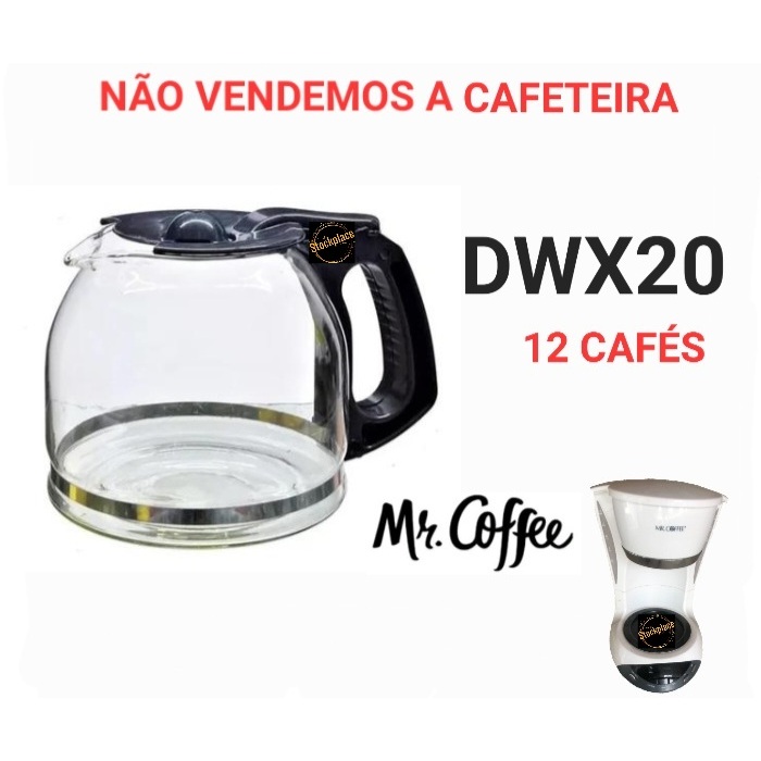 JARRA COMPATÍVEL PARA CAFETERIA "DWX20" - MR. COFFEE - 12 CAFÉS (SÓ SERVE NESSA)